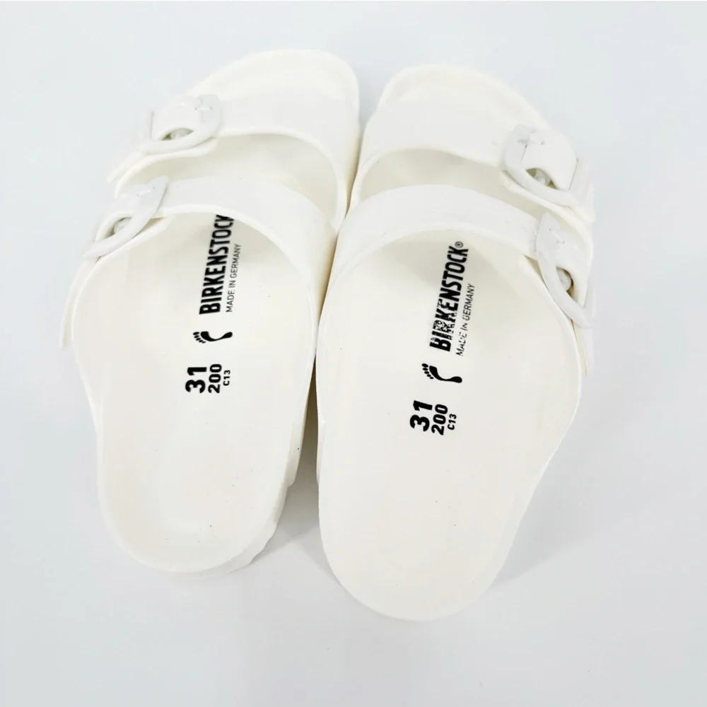 Birkenstock Arizona Kid Sandals Size 31 White